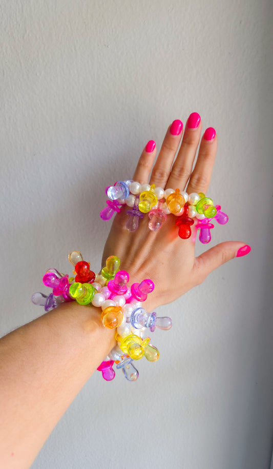 ✨️Binky Pop Bracelet – Y2K Nostalgia Statement Jewelry