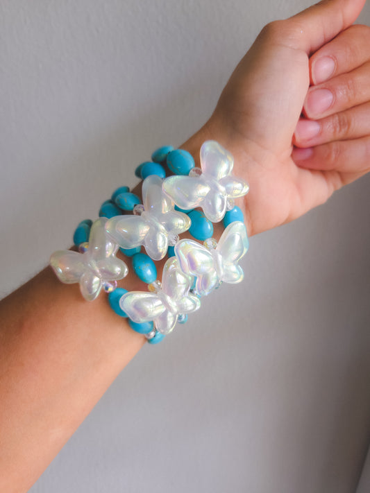 Turquoise Butterfly Bracelet 🦋