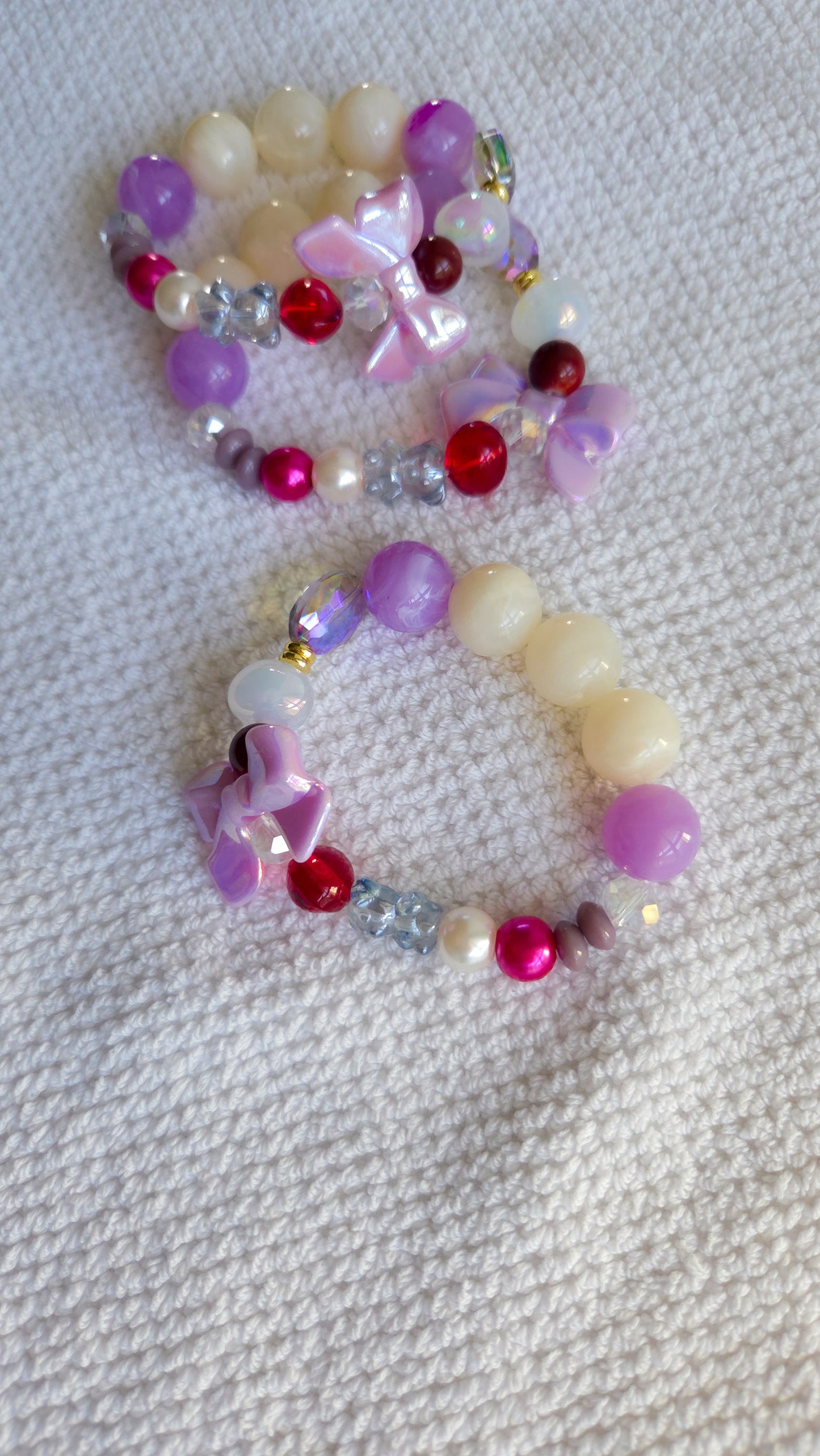 🎀 Bow Me Over Bracelet ✨
 | Handmade Y2K Kawaii Dopamine Dressing Jewelry