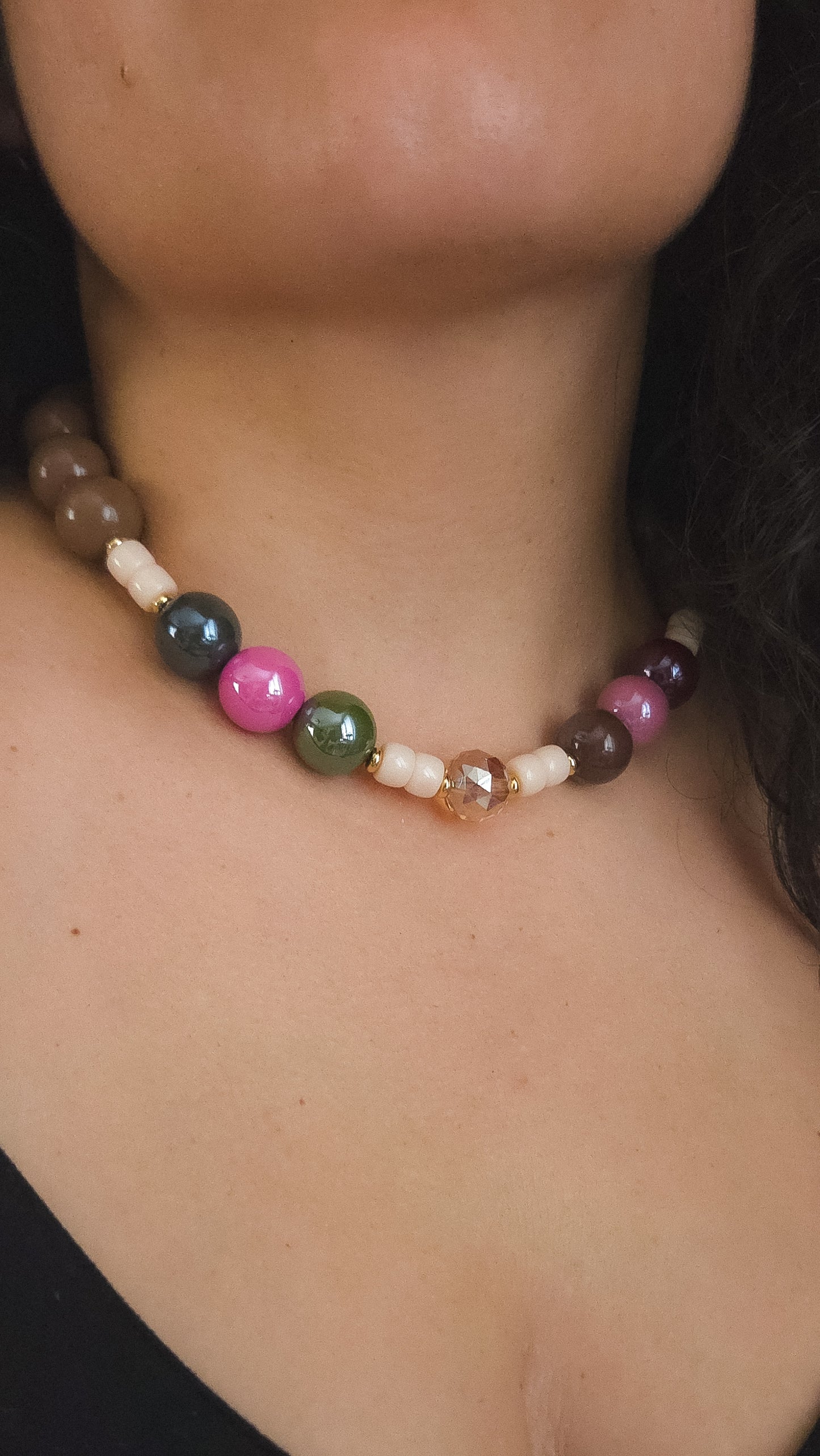 Mocha Pop Necklace