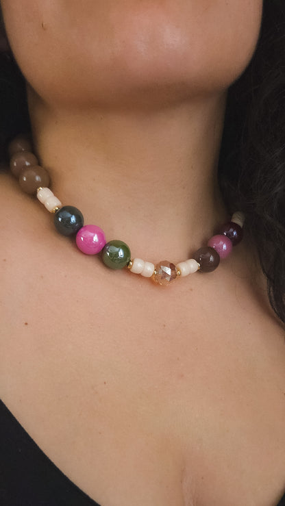 Mocha Pop Necklace