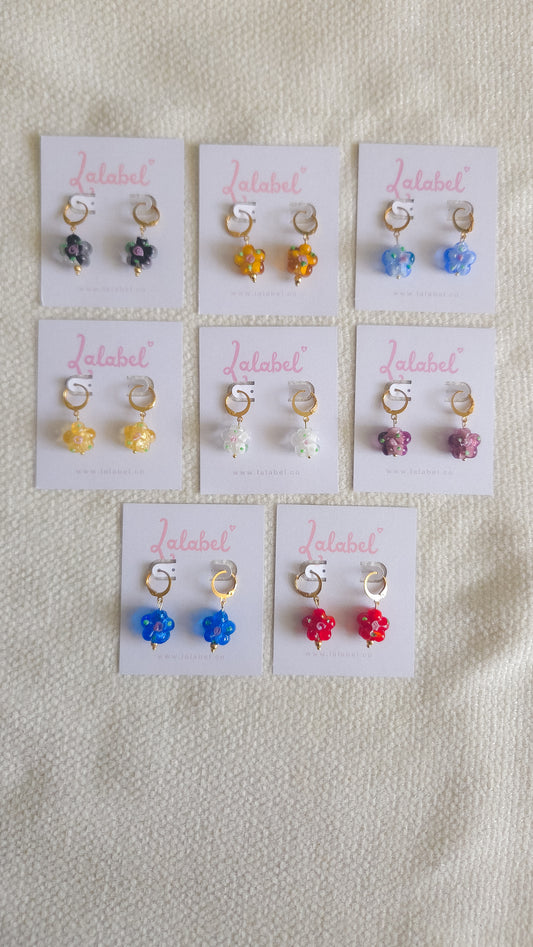 Bloom Huggie Earrings