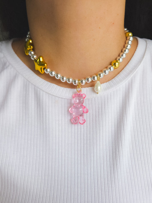 Star Pop Teddy Necklace💫