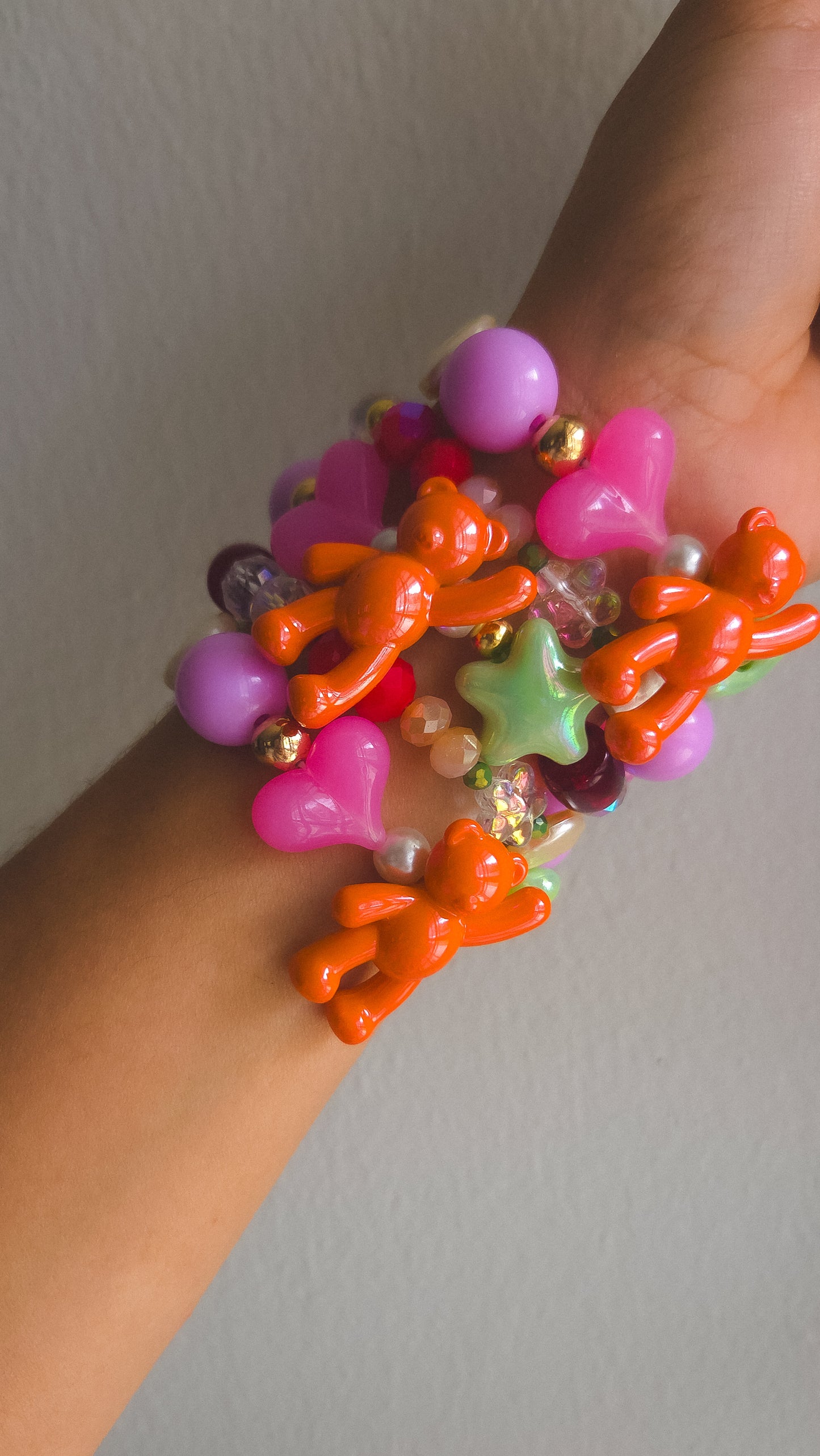 Sour Candy Teddy Bracelet