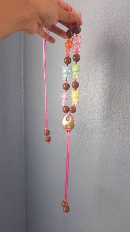 Teddy Parade Cord Necklace