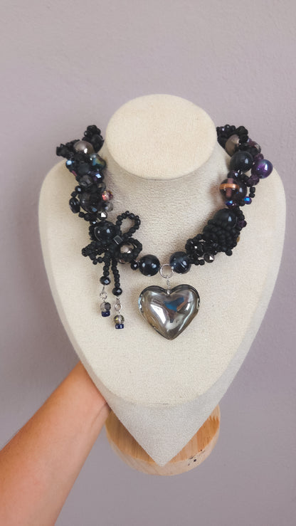 Enchanted Onyx Heart Necklace 🖤