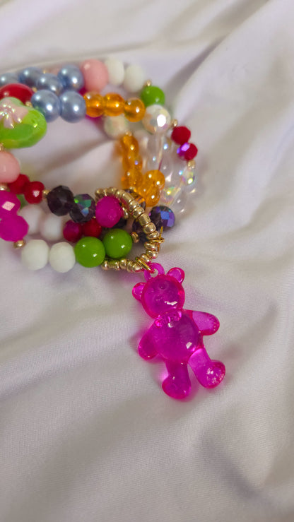 Pink Gummy Teddy Stack 💗🍬