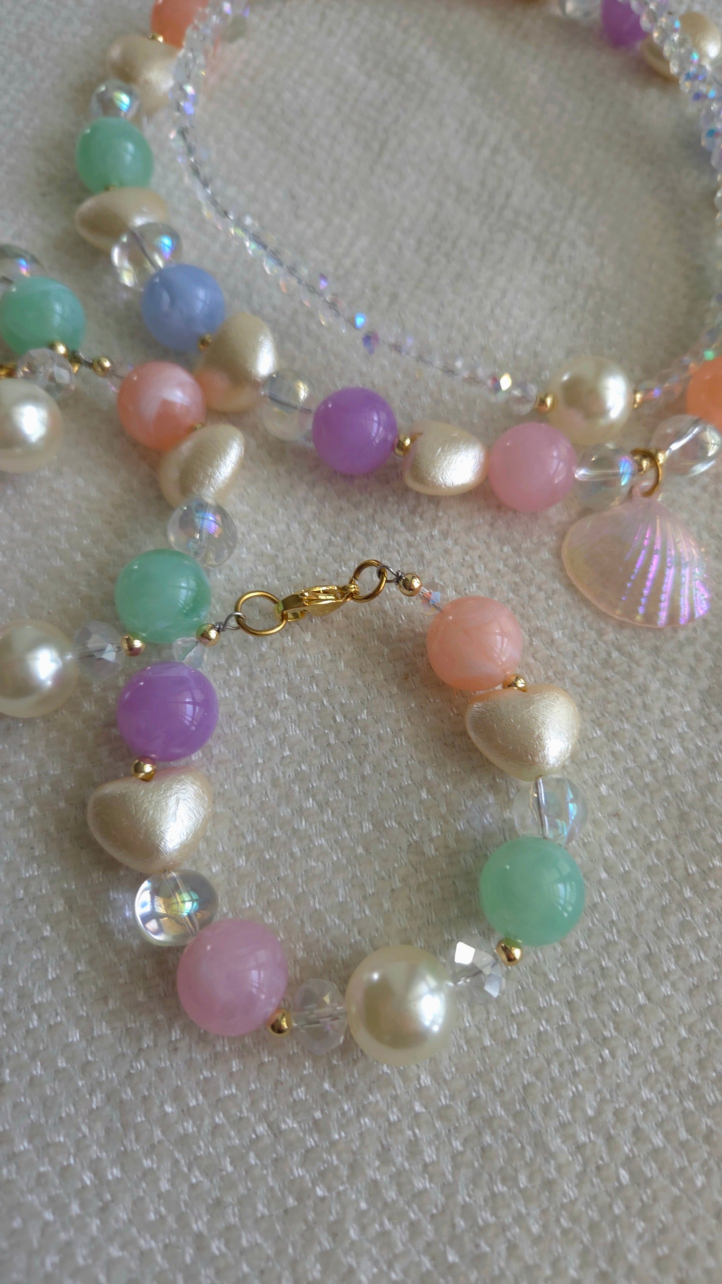 🧜‍♀️ Mermaid Fantasy Bracelet – Handmade Kawaii Y2K Jewelry | Dopamine Statement Bracelet