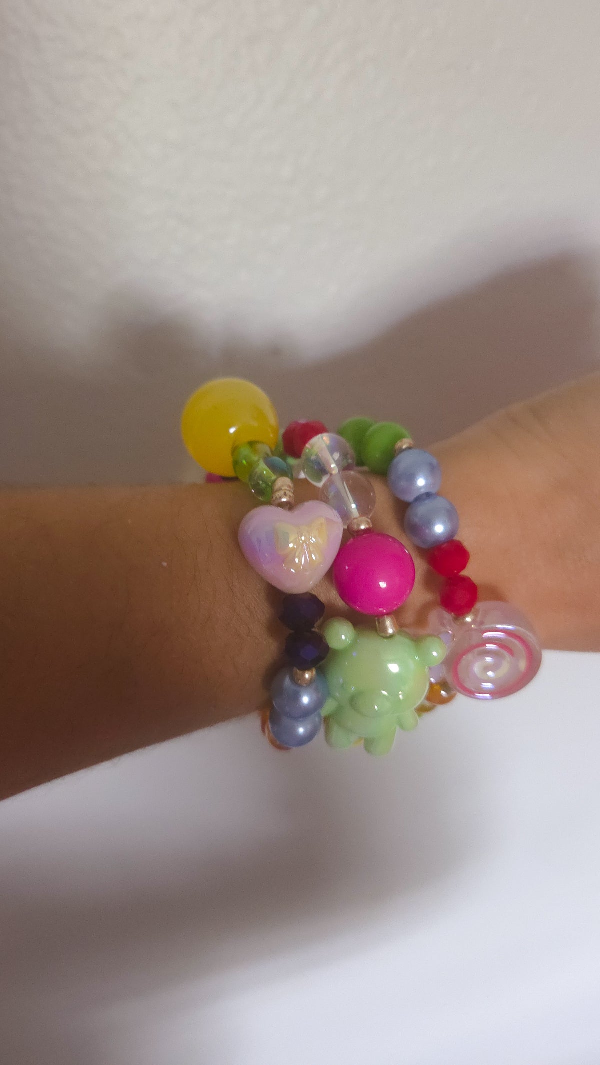 Lime Candy Teddy Stack 🍭💚