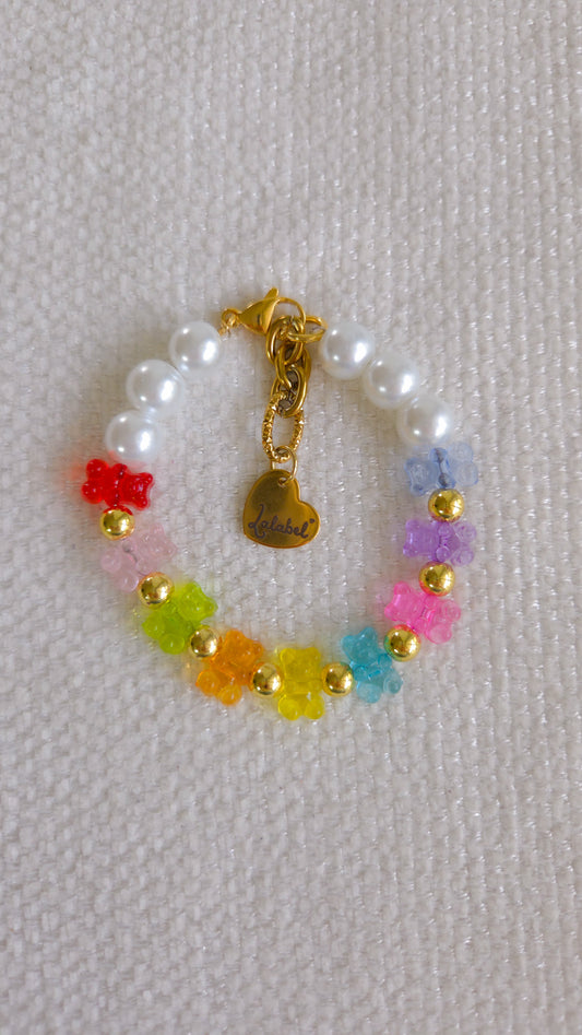 🌈 My Toy Teddy Bracelet II – Color Crush | Dopamine Dressing | Statement Jewelry