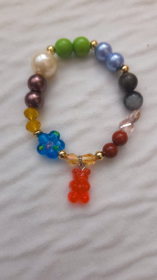 Gummy Flower Pop Bracelet