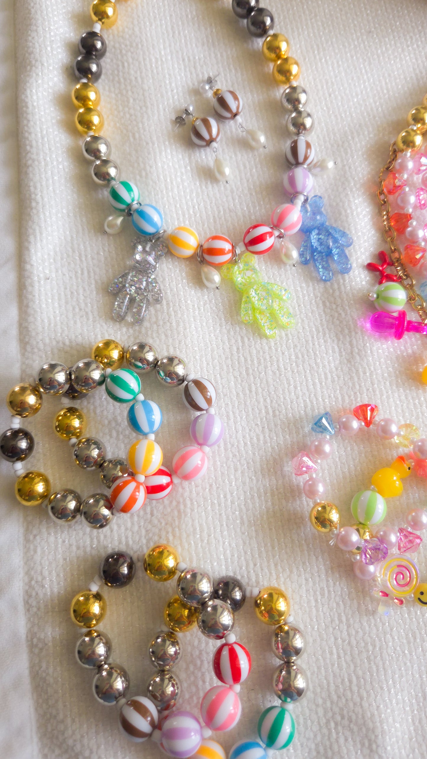 Sugar Rush Bracelet Set 🍬💖 – Sweet, Chunky & Full of Joy