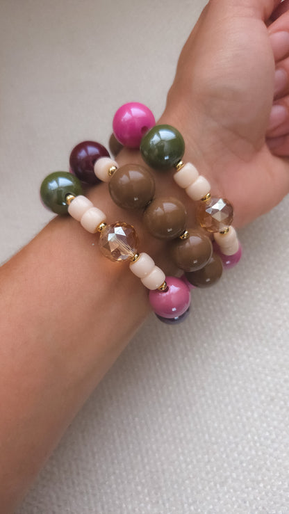 Mocha Pop Bracelet