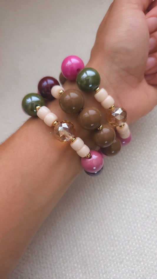 Mocha Pop Bracelet