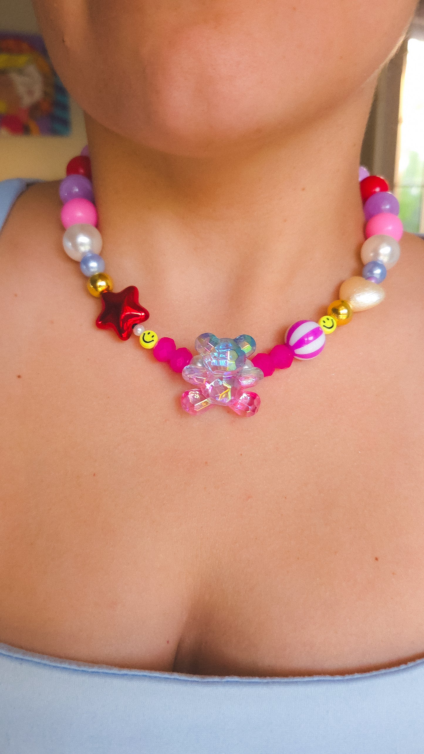 Sweet Pop Teddy Necklace