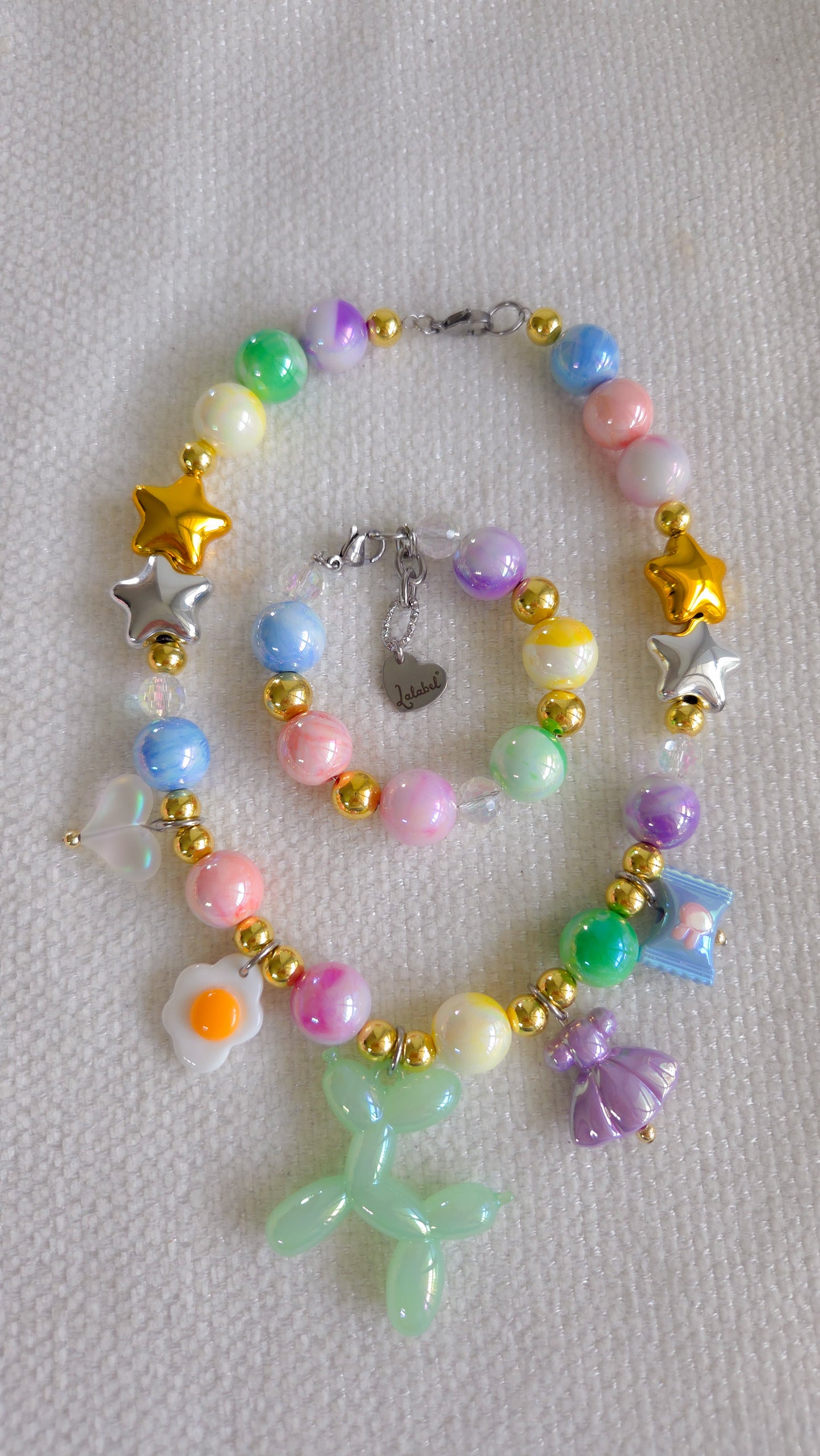 🌈 Saturday Morning Magic Necklace | Dopamine Dressing | Statement Jewelry