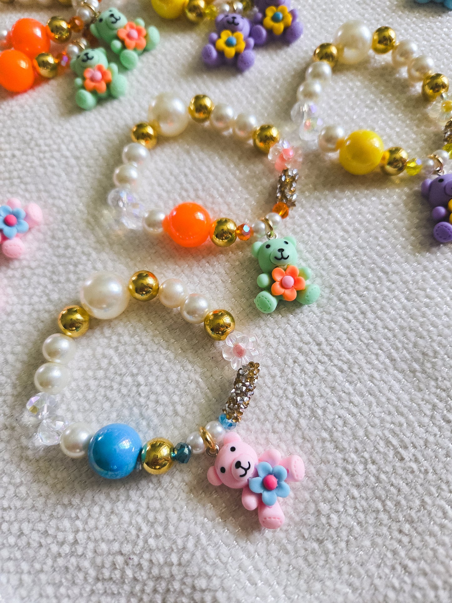 Bloom Bear Bracelet 🧸🌸