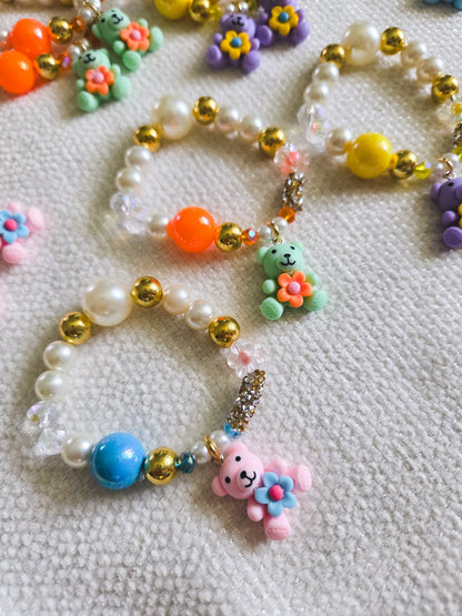 Bloom Bear Bracelet 🧸🌸