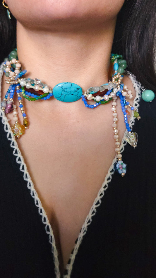 Turquoise Daydream Choker