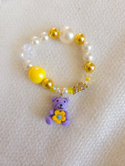 Bloom Bear Bracelet 🧸🌸