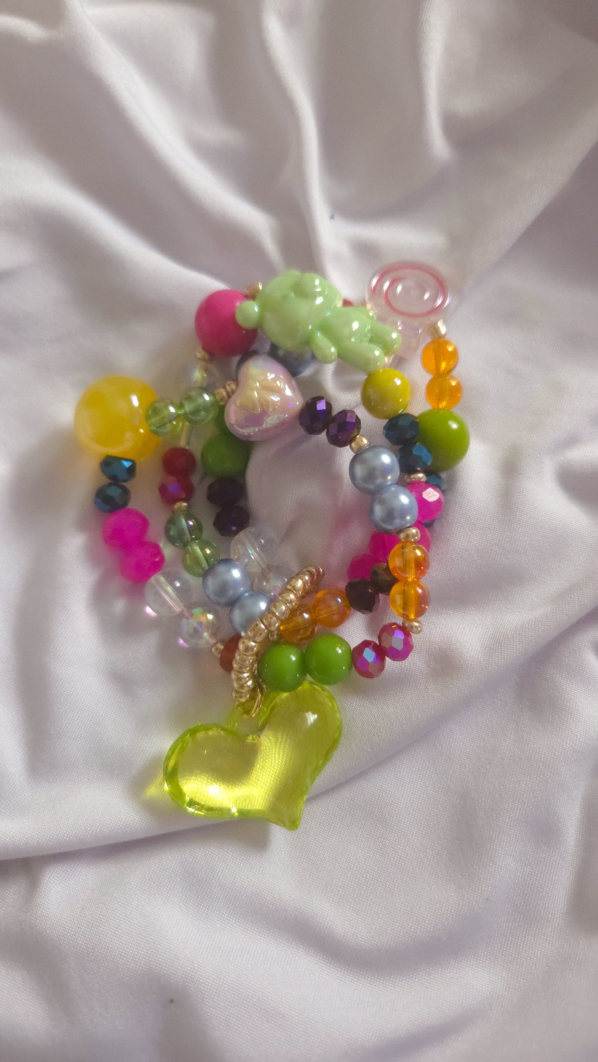 Lime Candy Teddy Stack 🍭💚