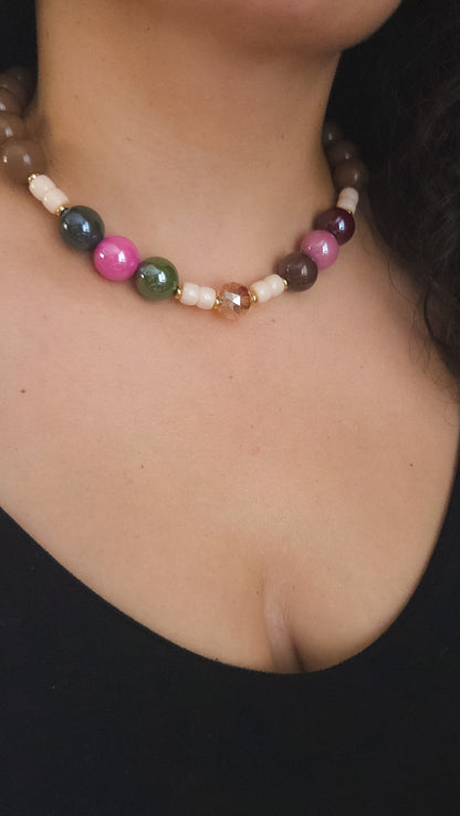 Mocha Pop Necklace