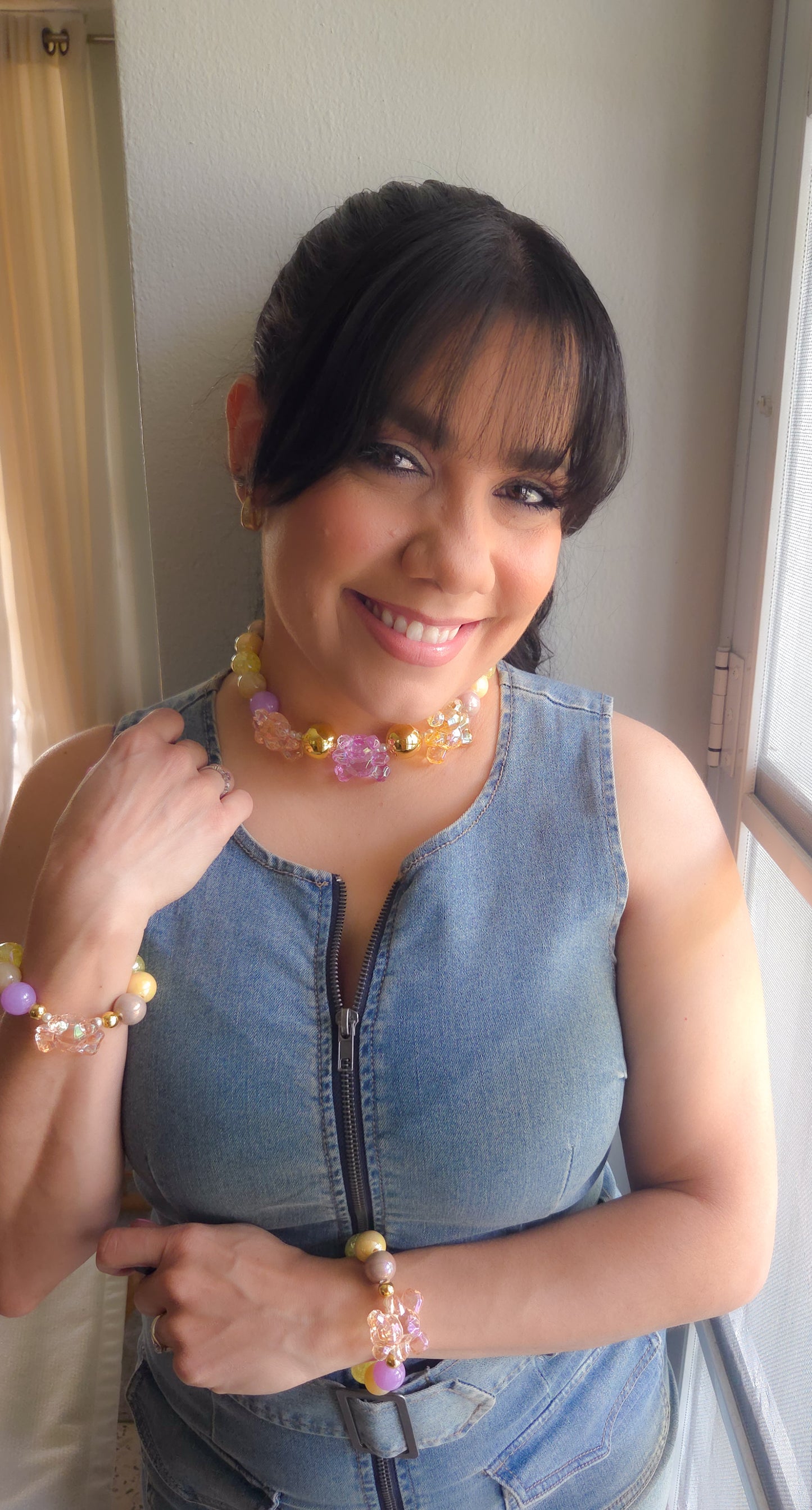 Butter Glow Bracelet | Y2K Pastel Teddy Charm