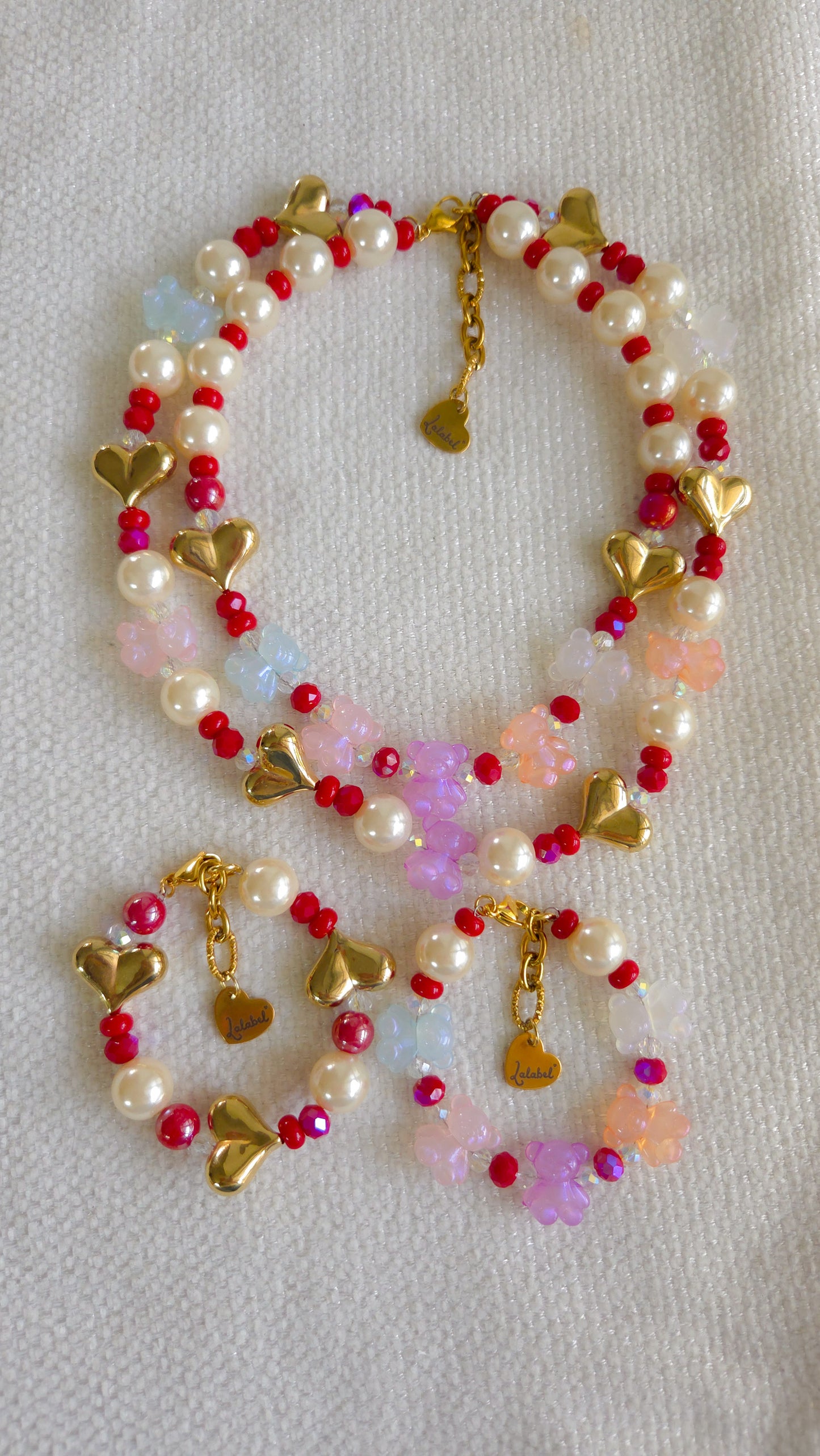 💫 From Me, With Love Bracelet — Pearl Edition | Dopamine Dressing | Statement Jewelry