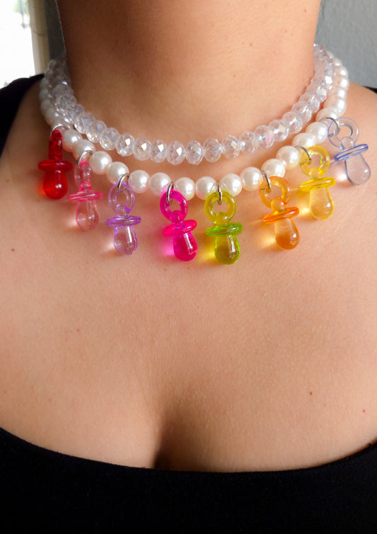 ✨️Binky Pop Necklace – Y2K Nostalgia Statement Jewelry