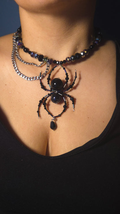 Midnight Widow Necklace