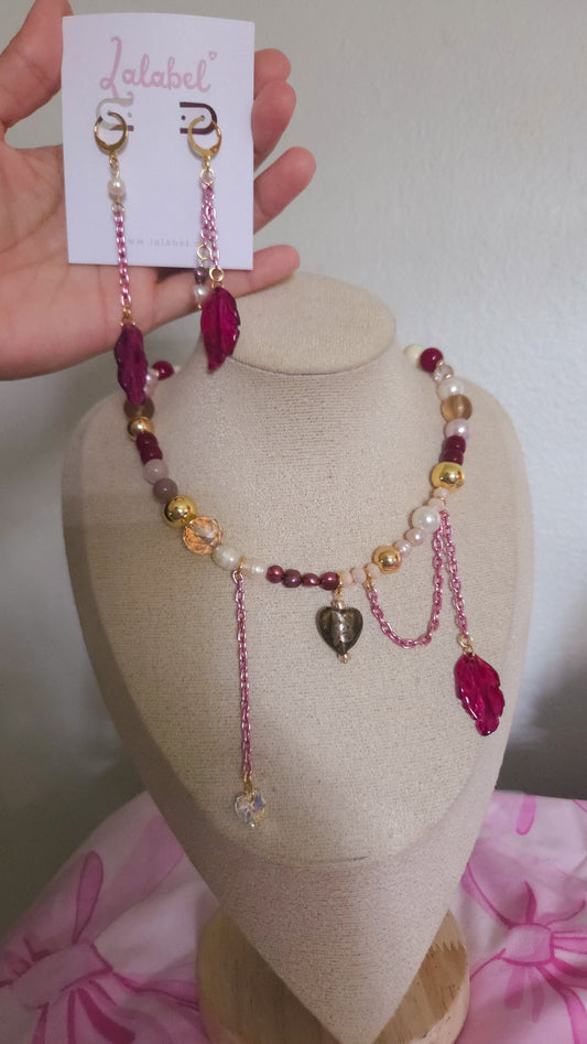 Berry Enchanted Jewelry Set 🍃💗
