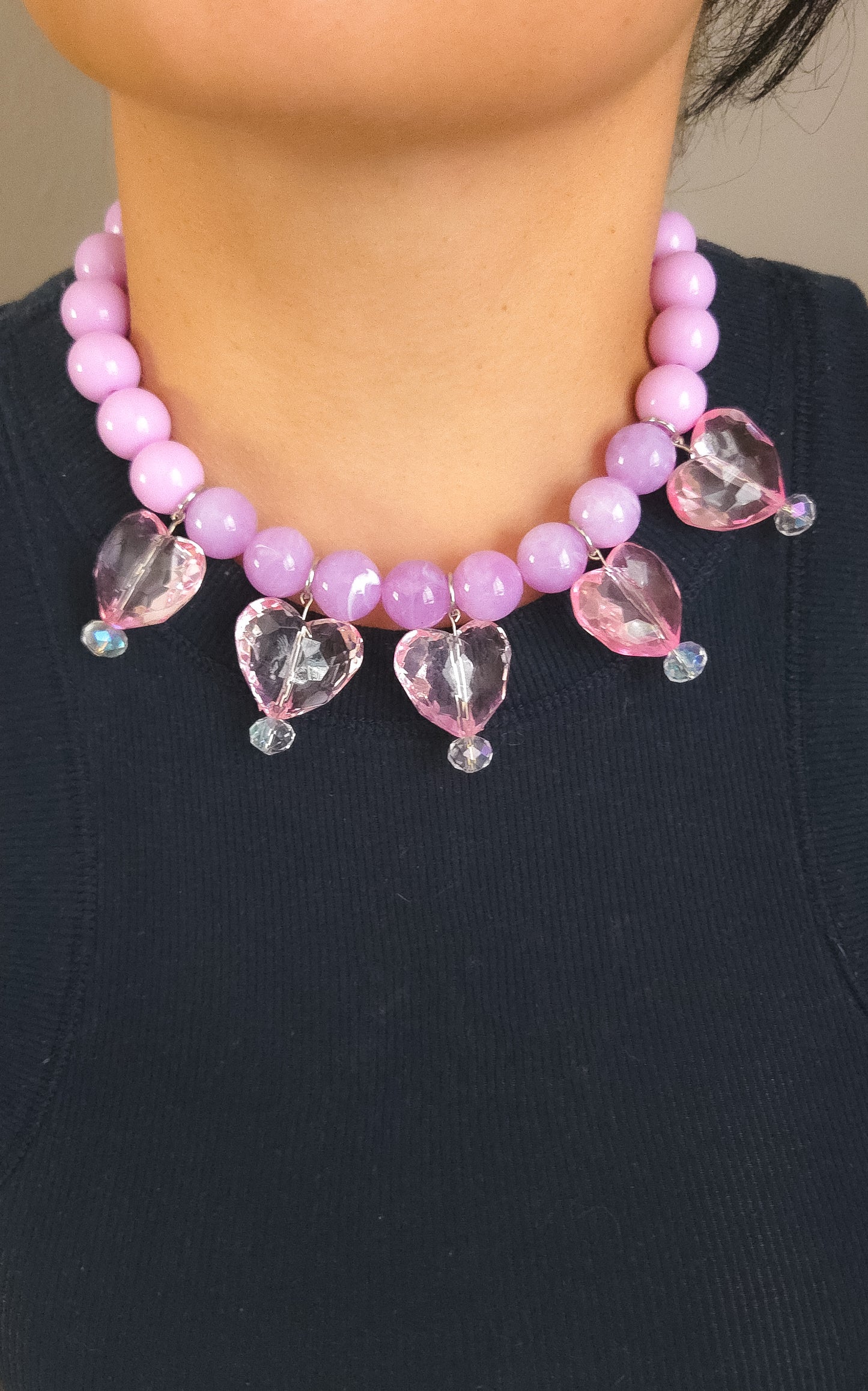 Candy Heart Pop Necklace
