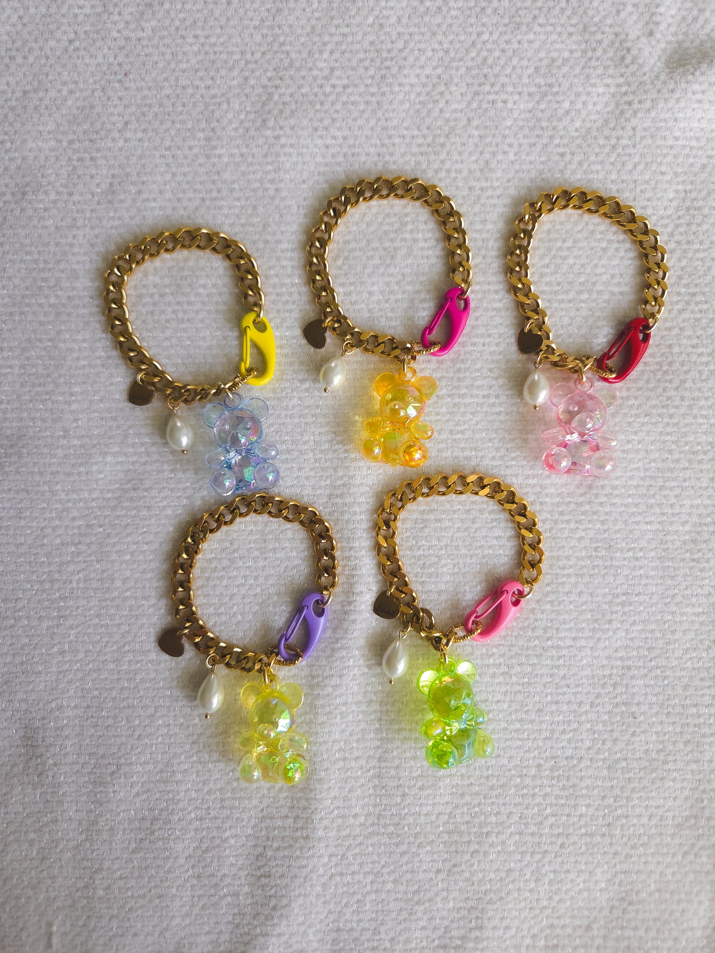 Chunky Chain Teddy Bracelet 🧸