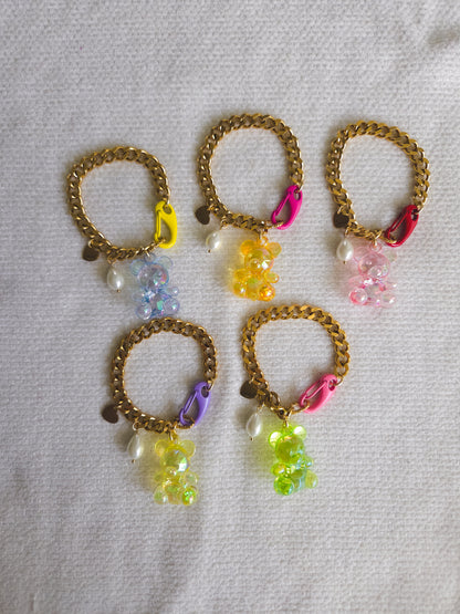 Chunky Chain Teddy Bracelet 🧸