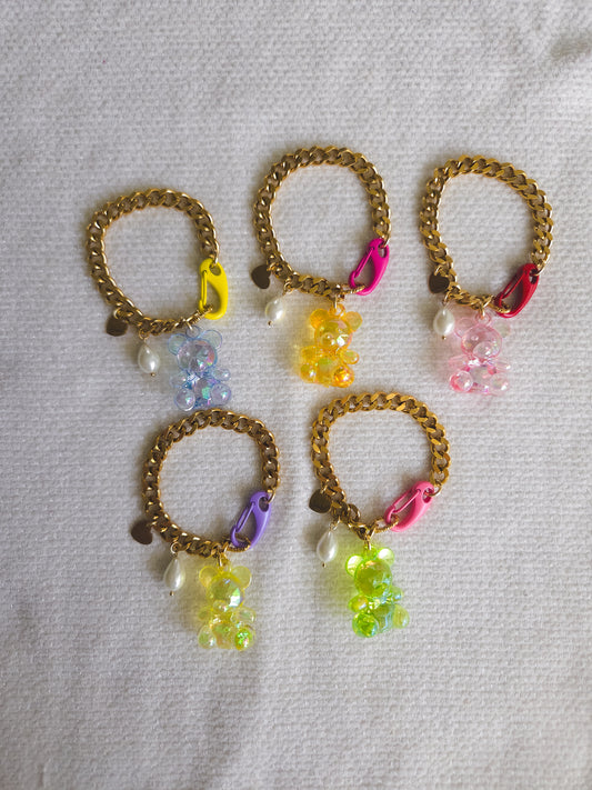 Chunky Chain Teddy Bracelet 🧸