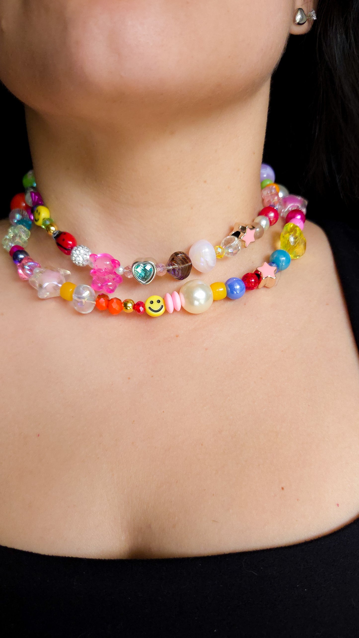 ✨ Funky Chunky 6.0 Necklace — Color Explosion🥳 | Handmade Dopamine Jewelry