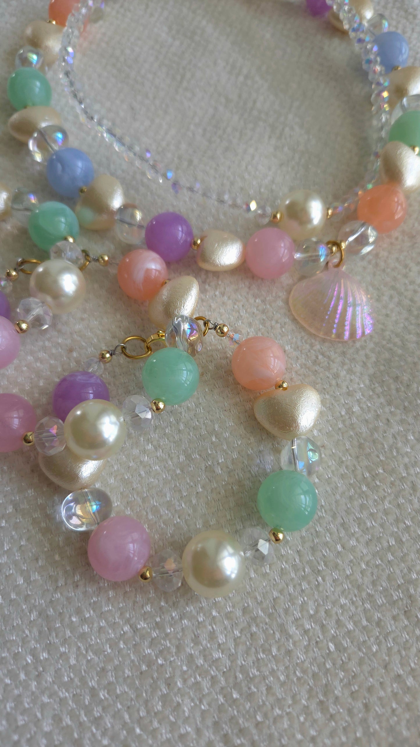 🧜‍♀️ Mermaid Fantasy Bracelet – Handmade Kawaii Y2K Jewelry | Dopamine Statement Bracelet