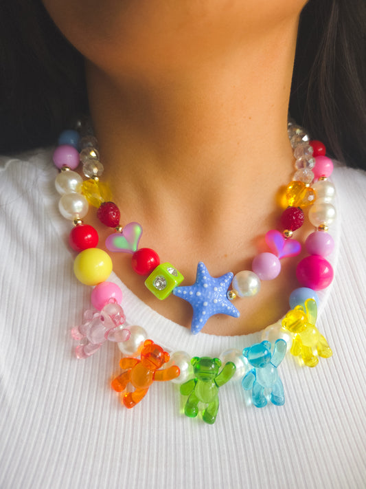 Summer Toybox Teddy Necklace