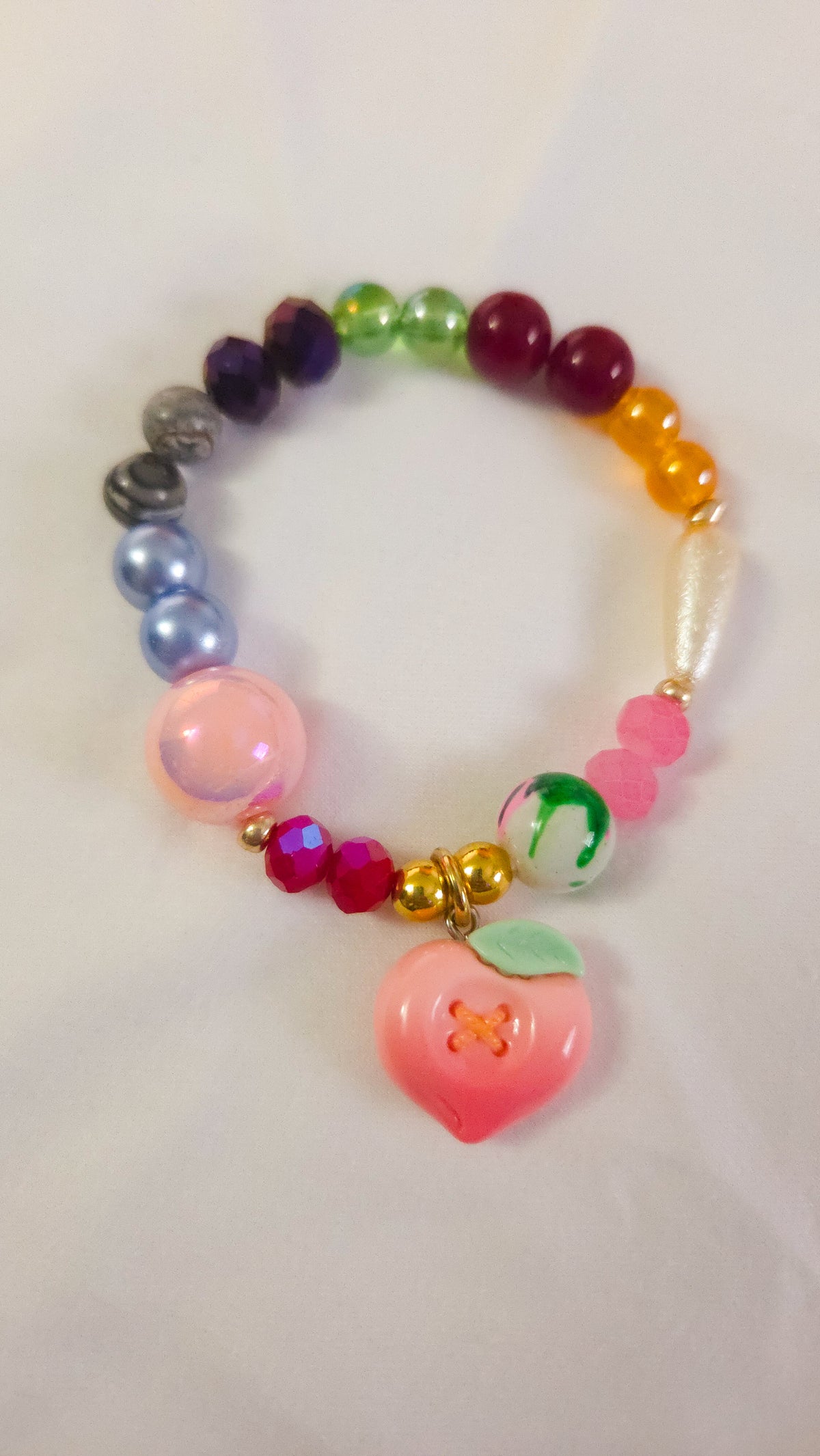 Peachy Pop Bracelet 🍑