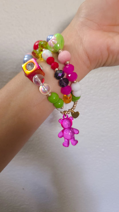 Pink Gummy Teddy Stack 💗🍬