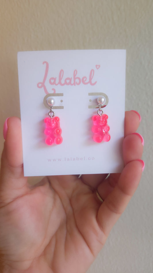 🍬 Gummy Bear Earrings | Y2K Nostalgic Statement Jewelry