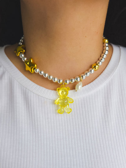 Star Pop Teddy Necklace💫