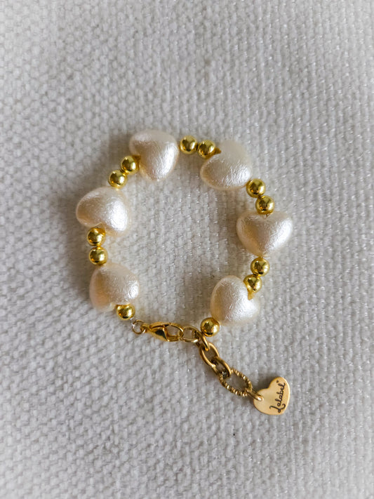 ✨ Golden Heart Glow Bracelet