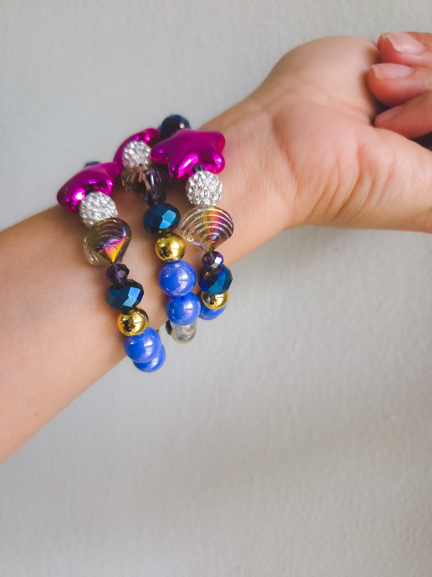 Blue Nova Shell Bracelet🐚🌠