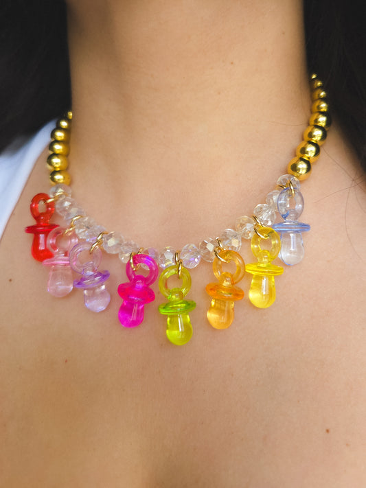 ✨️Golden Binky Pop Necklace