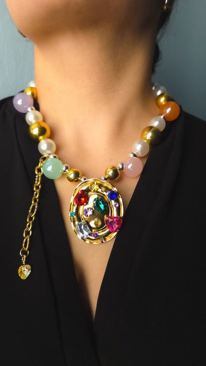 Jeweled Treasure Necklace