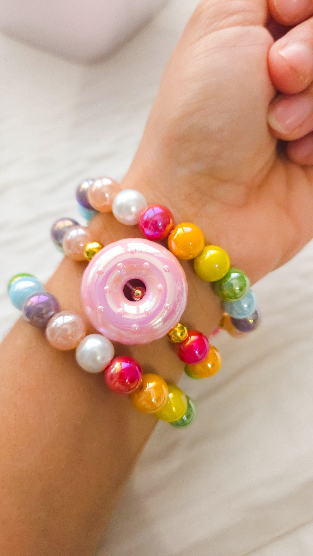 Rainbow Donut Pop Bracelet