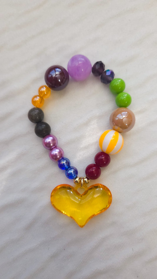 Honey Pop Heart Bracelet
