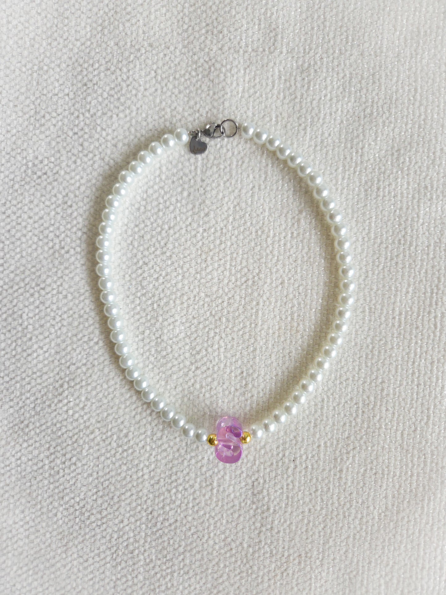 ✨️Pearly Initial Charm Necklace