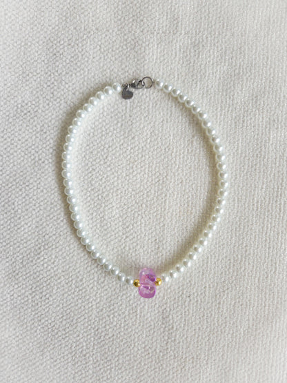 ✨️Pearly Initial Charm Necklace